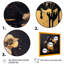 «Chic Black and Gold Perfume Bottle IX», impression sur toile-86547066-86547065