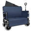 Chariot pliant 3 en 1 avec siège de banc - capacité de 500 lb, pneus de plage de 9 po x 4 po pour le camping et la plage-126069178