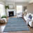 Premium Machine Washable Sykora AMF1436 Lattice Rug-266436547