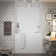 Santa Fe 52.75'' x 26.4'' Walk-in Fiberglass Bathtub with Faucet