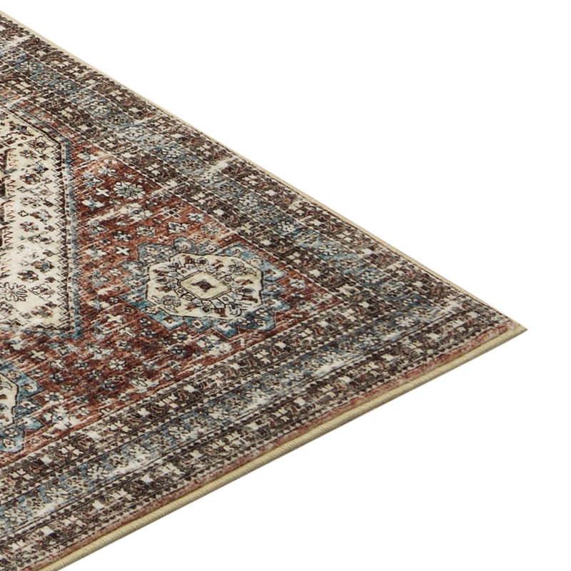Area Rug, Brown, Runner 60 x 230 cm