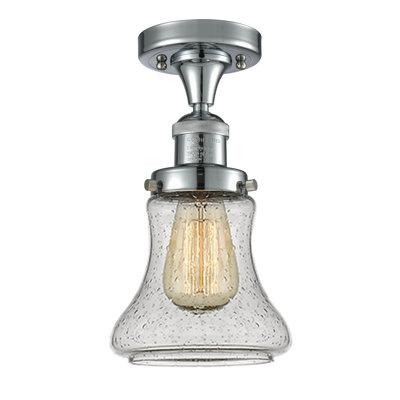Plafonnier semi-encastré à 1 lumière Edda