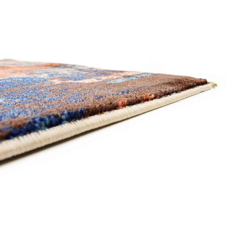 Brantlie Abstract Indoor Rug, Rectangle 5'1" x 8'