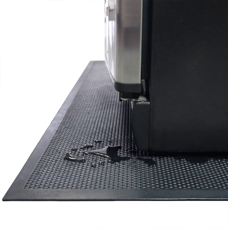 Rubber-Cal Under the Fridge Mat, Rectangle 2'8" x 4'8"
