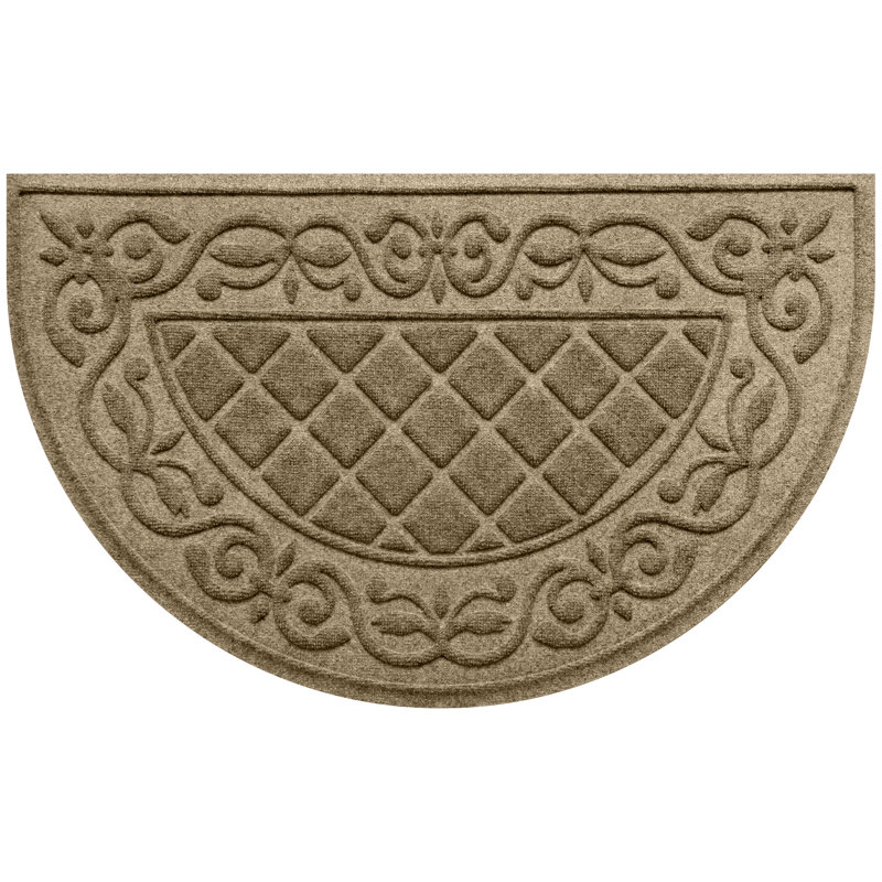 WaterHog Tristan 24 in. x 39 in. Indoor Outdoor Door Mat, Camel
