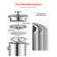 French Press Coffee Maker 51 oz Stainless Steel French Coffee Press Silver