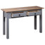 Kessel 110cm Solid Wood Console Table-1432121092