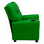 Contemporary Kids Recliner with Cup Holder-1550057891