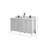 Chicago 60'' Double Bathroom Vanity with Top-95752059