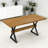X-shaped legs Dining Table-1186637546