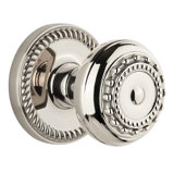 Grandeur Newport Rosette Double Dummy with Parthenon Door Knob