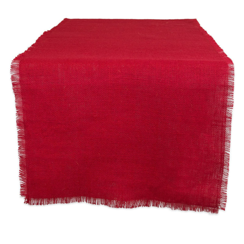 Geoghegan Table Runner, 48" L x 15" W, Tango Red