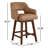 Lainey Faux Leather Counter Stool