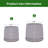 Indoor/Outdoor Modern Ceramic Pot Planter with Drainage Hole Set of 2-1119352107