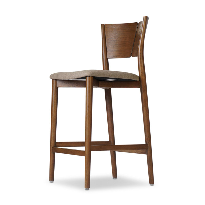 Grady Stool-Antwerp Noir-Counter, Taupe, Walnut