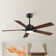 Rolanda 52" 5-inch Downrod Mount Ceiling Fan with Light Kit and Remote Control