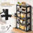 5 Tier Storage Shelves, 3000lbs Adjustable Shelving Unit Storage Rack Organizer For Garage Pantry Kitchen Warehouse