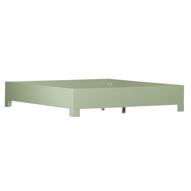 Silas Queen Standard Bed, Black, King, Natural