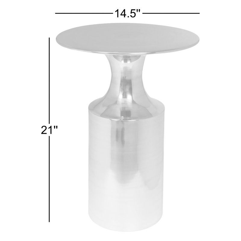 End Table, Silver