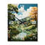 Countryside Tranquil Pond II - Landscape & Nature Very Large Wall Clocks-99630901