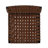 Upholstered Counter Stool with Metal Frame-259090050-142984505