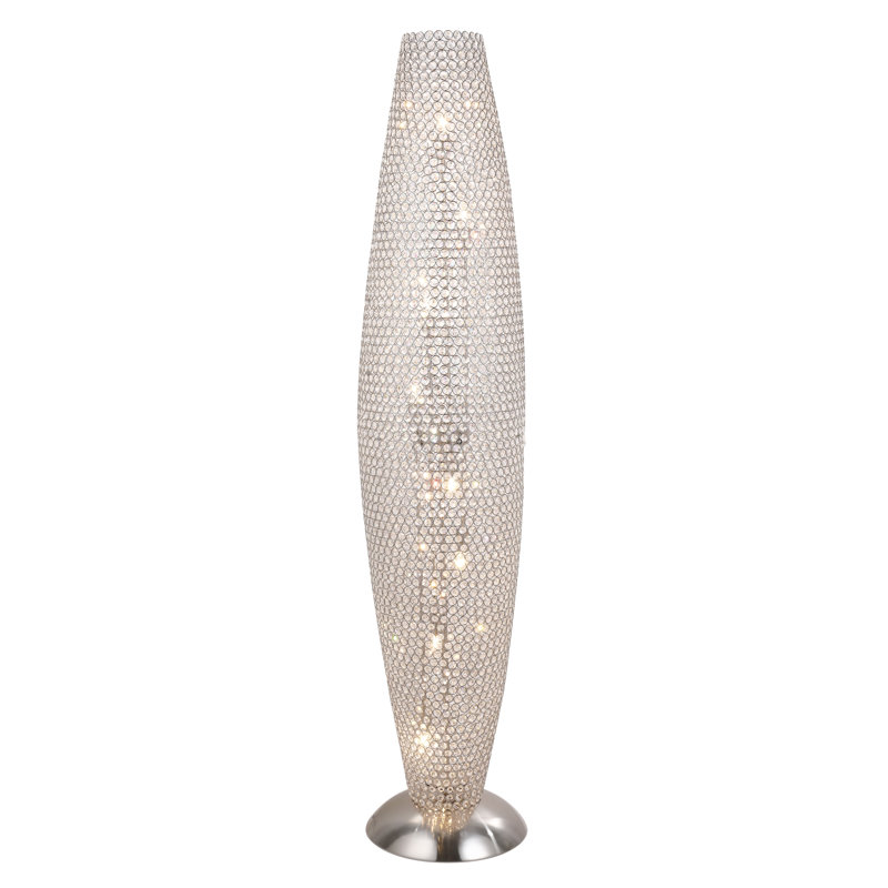 Lampe sur pied colonne 57 po Geziena