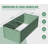 8X4X1 Ft Galvanized Raised Garden Bed-626940331-626940328