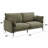 Fabric Sofa W/2 Pillows (Compressed Cushion)