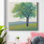 Solitaire Arbre II - Toile tendue avec châssis de qualité supérieure - Prêt à être accroché-1008075337