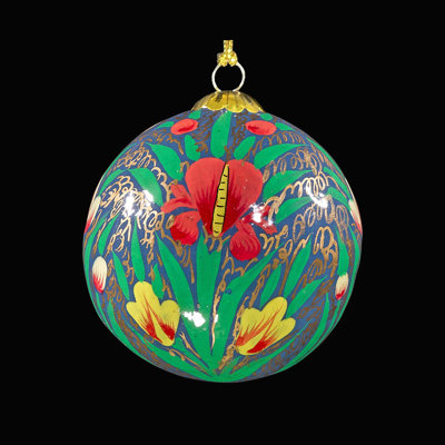 7.62cm Handmade Paper Plants & Flowers Bauble