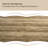 Shivani 5-Piece Dining Set - 63” Wood Table with Modern Wavy-Edge Design for Kitchen Dining Room-105491102-105491105