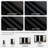 Grommet Top Blackout Room Darkening Curtains, Solid Thermal Insulated Polyester Window Curtain Set, 2 Panels-264609299-264609307