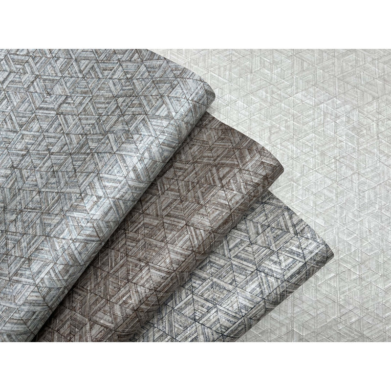 Rune Abstract Wallpaper Roll, Pewter