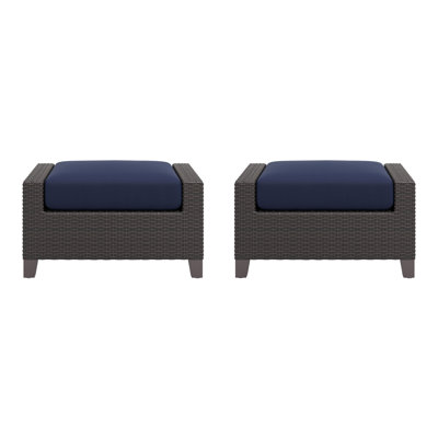 Rienelt Wicker Outdoor Ottomans