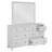 Sunset Trading Dover 5PC Bedroom Furniture Set | Panel Bed Frame With Headboard, Footboard And Rails, Matching Storage Dresser, Mirror, Chest Of Drawers, Nightstand | Cerused White Oak Wood-106892225