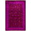 Overdyed One-of-a-Kind 6' 2" X 9' 1" Hand Knotted Area Rug