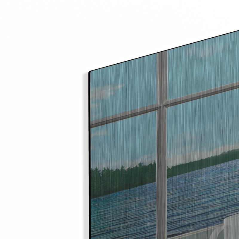 «Sea Views 2» par Murray Henderson, art mural en métal, H 24 po x l 36 po