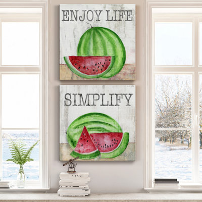 " Watermelon Enjoy " 2 - Pieces