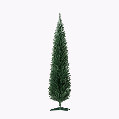 8' Artificial Pencil Christmas Tree