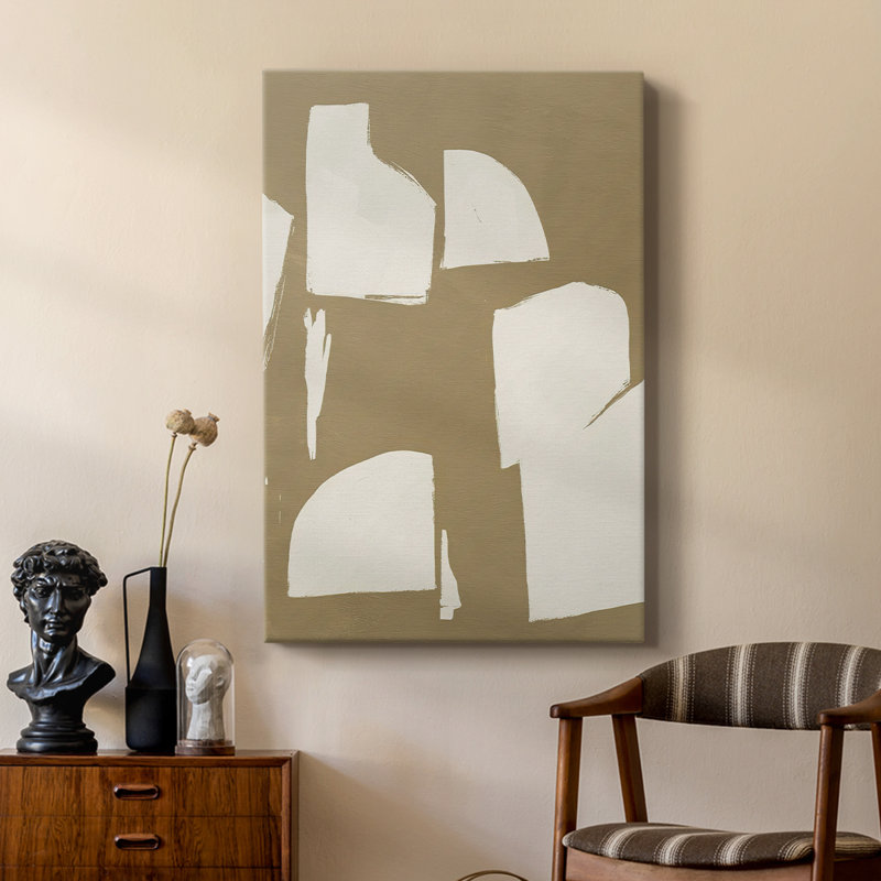 ChunkyAbstractIV -Custom Wrapped Gallery Cavas, 27" H x 18" W