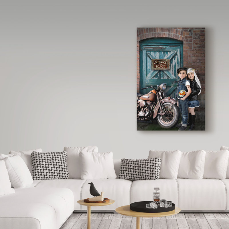 «Born Ride» de Vilho, reproduction de photo sur toile tendue, H 24 po x l 16 po x P 2 po