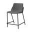 Tabouret rembourré gris et noir Maffa-249252279