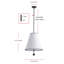 Luminaire suspendu conique à 3 lumières Kadezha