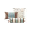 Housse de couette très grand / très grand - 100% de style taupe et brun