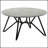Cement 3-piece Round Coffee and End Table Set, Durable and Stylish for Modern Industrial Decor