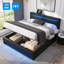 Upholstered Ottoman Storage Bed-1545490595