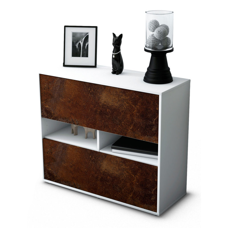 Regent Sideboard, White/Red