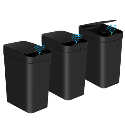 Plastic Motion Sensor Kitchen Trash Can - 2.2 Gallons
