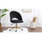 Adjustable Height Upholstered Task Chair-126055921