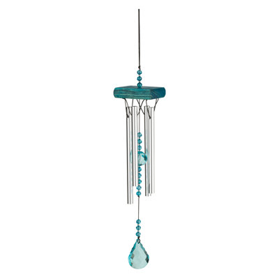 Carillon cristal - bleu